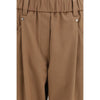 Brunello Cucinelli Brown Cotton Casual Pants