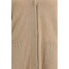 Fabiana Filippi Beige Fleece Wool Cardigan