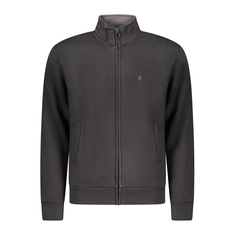 Coveri Moving Black Cotton Men Sweatshirt