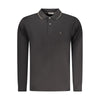 Coveri Moving Black Cotton Mens Polo Shirt