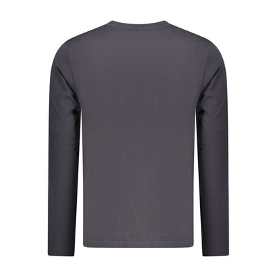 Coveri Moving Blue Cotton Men T-Shirt