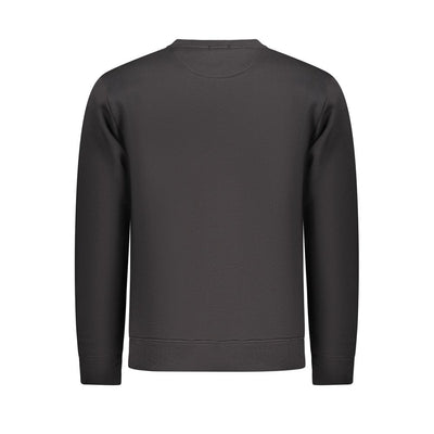 Coveri Moving Black Cotton Men Sweater