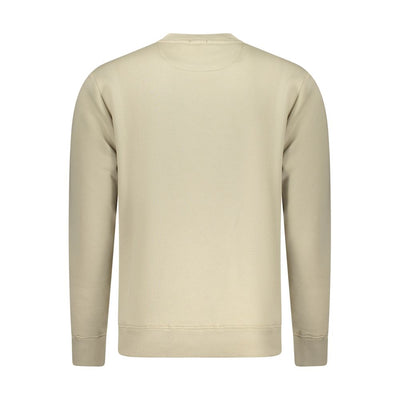Coveri Moving Beige Cotton Men's Sweatshirt