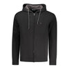 Coveri Moving Black Cotton Men's Hooded Sweatshirt
