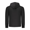 Coveri Moving Black Cotton Men's Hooded Sweatshirt