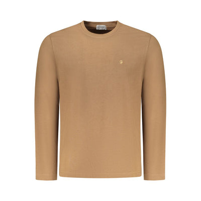 Coveri Moving Marrone Cotton Men T-Shirt