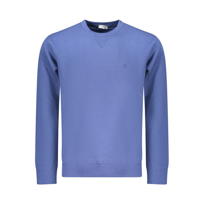 Coveri Moving Blue Cotton Men Sweatshirt