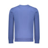 Coveri Moving Blue Cotton Men Sweatshirt