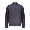 Coveri Moving Blue Cotton Men Sweatshirt