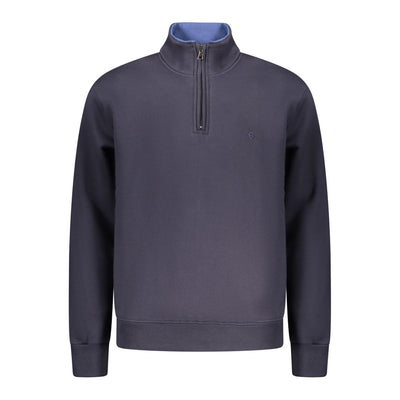 Coveri Moving Blue Cotton Men Sweatshirt
