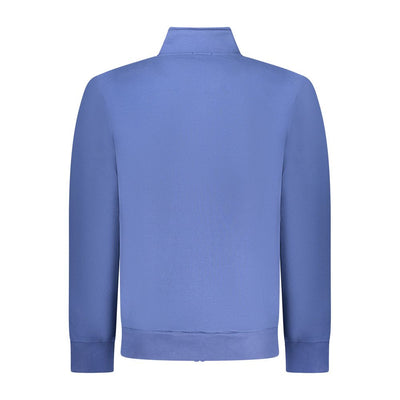 Coveri Moving Blu Cotton Men Sweatshirt