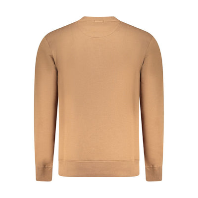 Coveri Moving Marrone Cotton Men Sweatshirt