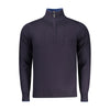 Coveri Moving Blue Viscose Men Sweater