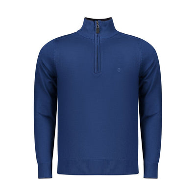 Coveri Moving Blue Viscose Men Sweater