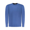 Coveri Moving Blue Viscose Men's Sweater