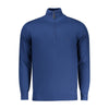 Coveri Moving Blue Viscose Men Sweater