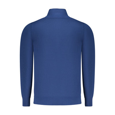 Coveri Moving Blue Viscose Men Sweater