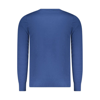 Coveri Moving Blue Viscose Men's Sweater