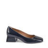 19V69 Italia Blue Leather Ballet Flats