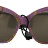 Dolce & Gabbana Purple Acetate Sunglasses