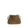 Brunello Cucinelli Brown Calf Leather Bos Taurus Clutch Bag