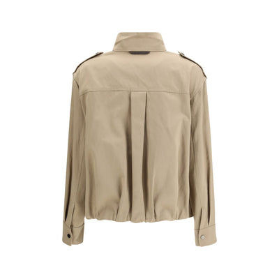 Brunello Cucinelli Beige Cotton Coat