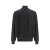Brunello Cucinelli Black Fleece Wool Cardigan