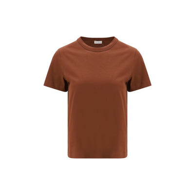 Brunello Cucinelli Brown Cotton T-Shirt