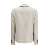Brunello Cucinelli Beige Linen Blazer
