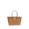 Michael Kors Beige Calf Leather Bos Taurus Shoulder Bag
