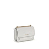 Michael Kors White Calf Leather Bos Taurus Wallet