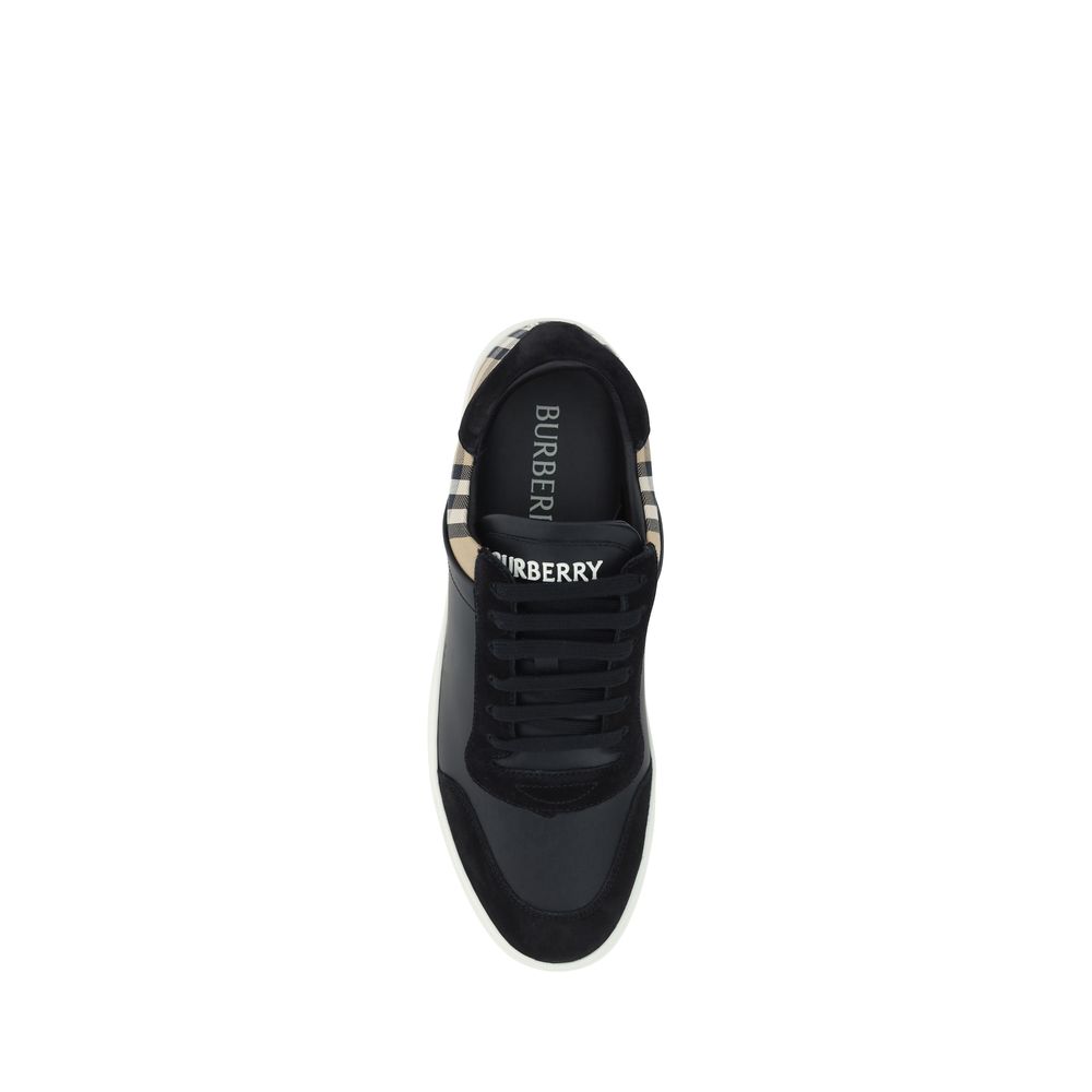 Burberry Multicolor Calf Leather Bos Taurus Low Top Sneakers
