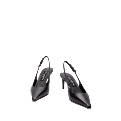 Dolce & Gabbana Black Calfskin Pumps