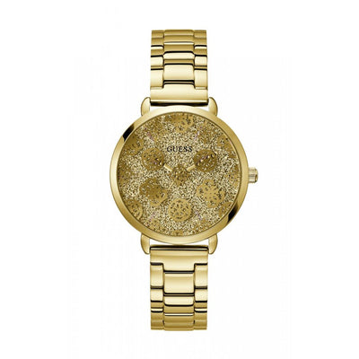 Guess Gold Stainless Steel Dress Watch