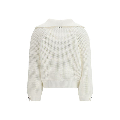 Brunello Cucinelli White Cotton Sweatshirt