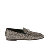 Dolce & Gabbana Brown Calfskin Slip-On Loafers