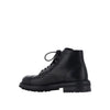 Dolce & Gabbana Black Calfskin Lace-Up Boots