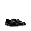 Dolce & Gabbana Black Calfskin Slip-On Loafers