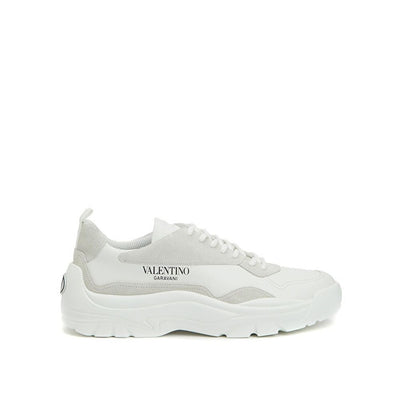 Valentino Garavani White Leather Chunky Sneakers