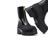 Chloé Black Calfskin Lace-Up Boots