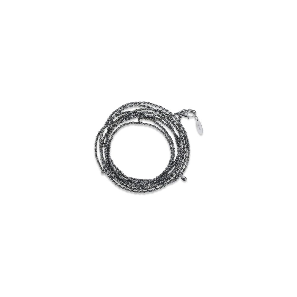 Brunello Cucinelli Black Silver Bracelet