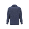 Brunello Cucinelli Blue Alpaca Leather Turtleneck