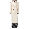 Burberry White Cotton Coat