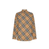 Burberry Brown Cotton Pattern Shirt