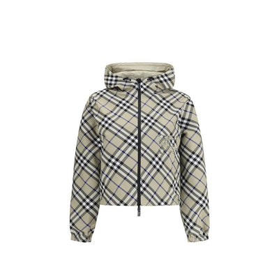 Burberry Gray Polyamide Shell Jacket
