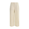 Brunello Cucinelli Beige Cotton Casual Pants