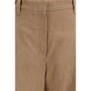 Brunello Cucinelli Brown Cotton Casual Pants