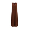 Brunello Cucinelli Brown Viscose Casual Dress