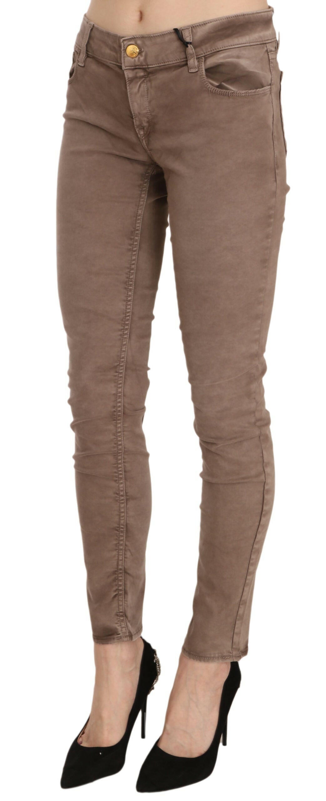 Jean slim CYCLE Chic Brown coupe skinny