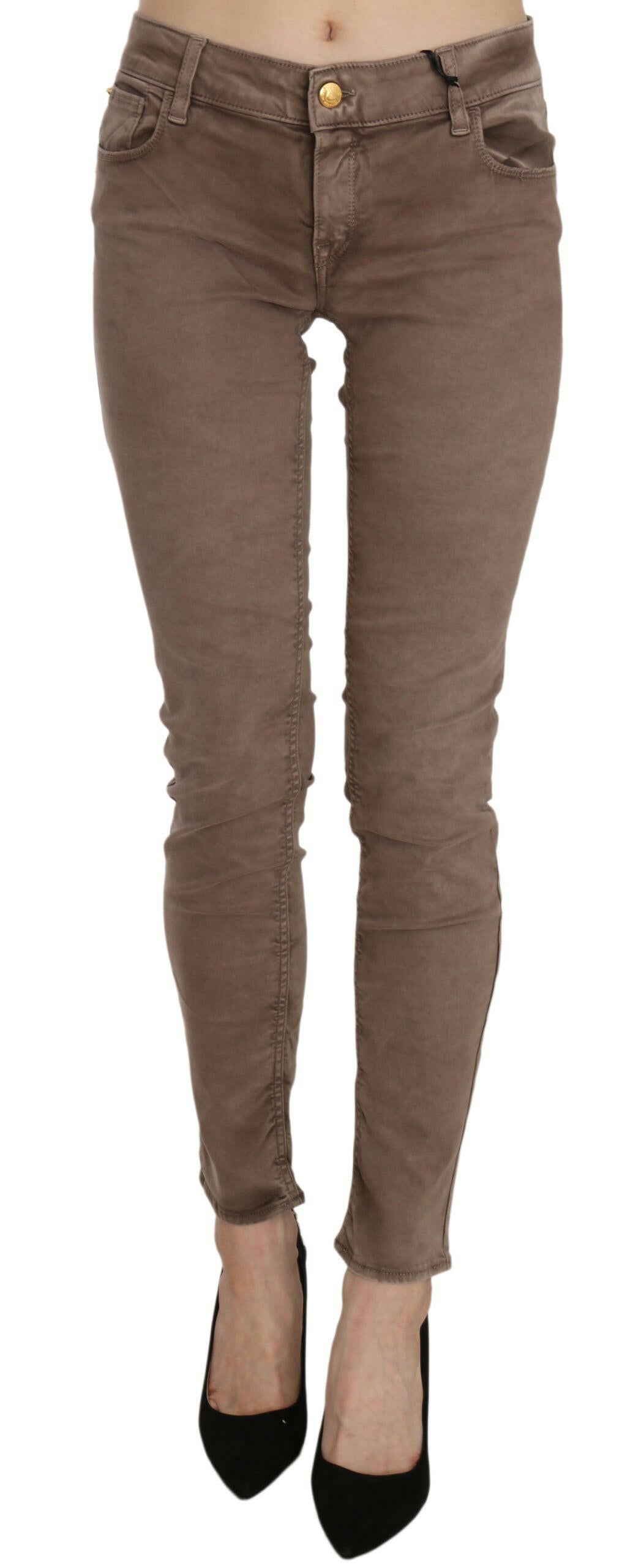 Jean slim CYCLE Chic Brown coupe skinny